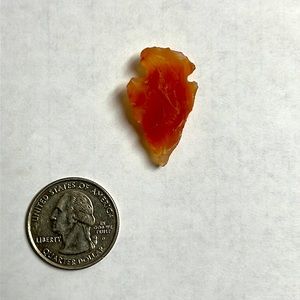 Little Arrowhead. Orange and Clear